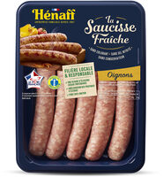 Saucisses aux oignons Hénaff x5