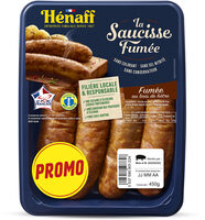 Saucisses fumées au bois de hêtre