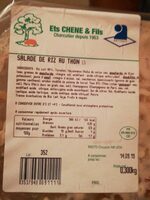 Salade de riz au thon