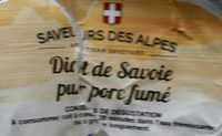 Diots de Savoie pur porc fumé