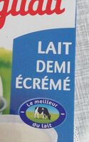 Lait demi écrémé