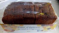 Pain d'épices au miel et 3 agrumes