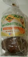 Mini-nonnettes Bio fourrées à l'orange au miel 21%