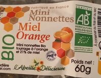 Mini nonnettes miel orange