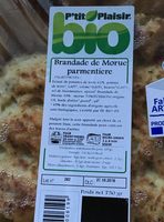 Brandade de morue parmentiere