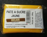 Pate sucre jaune