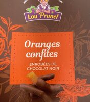 Oranges confites enrobées de chocolat noir