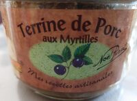 Terrine de porc aux myrtilles