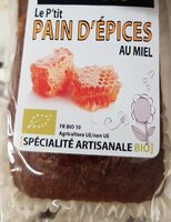 Pain d'épices au miel bio