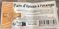 Pain d’épices à l’orange