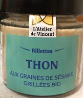 Rillettes de thon aux graines de sésame grillées bio