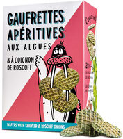 Gaufrettes apéritive aux algues