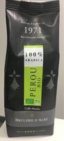 Café moulu, Pérou bio, 100% arabica