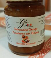 Clémentine Orange Framboise aux épices