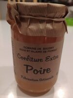 Confiture extra poire