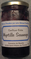 Confiture Extra Myrtille Sauvage