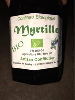 Confiture bio Myrtille