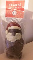 Père noël en chocolat décoré