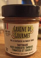 Tartine aux haricots tarbais, tomates et basilic
