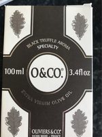 Huile olive truffe noire