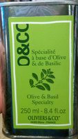 Spécialité à base d'olive & de basilic