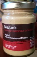 Moutarde au vinaigre balsamique de Modène