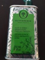 Huile d'olive & herbes aromatiques fraîches pressées
