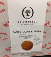 Sablés tomate & origan