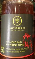 Vinaigre aux poivrons frais