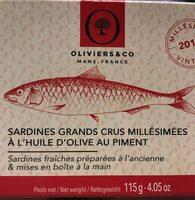 Sardines grands crus millésimées