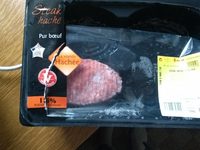 Steak haché pur bœuf