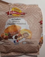 Cakes fourrées chocolat noisette