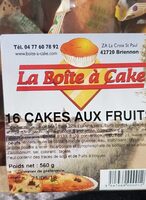 Cakes aux fruits