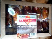 16 cakes fourrés myrtille