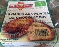 16 cakes aux pépites de chocolat bio