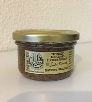 Tapenade aux olives lucques noires