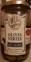 Olives vertes goût anchois