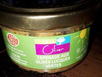 Tapenade aux olives Lucques vertes