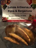 Sablés Artisanaux Poire &Bergamote