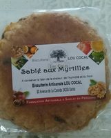 Sablé aux Myrtilles