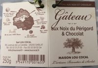Gâteau aux Noix du Périgord & Chocolat