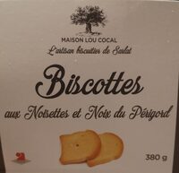 Biscottes aux noisettes et noix du Périgord