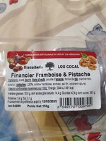 Financier Framboise & Pistache