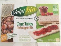 Crac'tines Châtaigne Riz