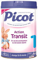 Picot Action Transit Lait 1Er Age