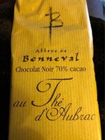 Chocolat noir au thé d'Aubrac