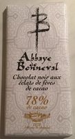 Chocolat noir au eclat de feves de cacao