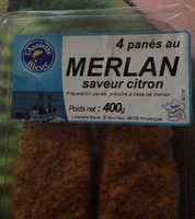 Panés au merlan saveur citron