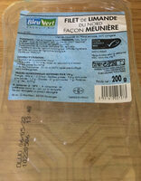Filet de limande du nord façon meuniere