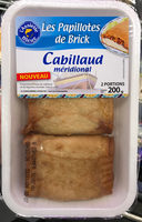 Les Papillotes de Brick Cabillaud méridional